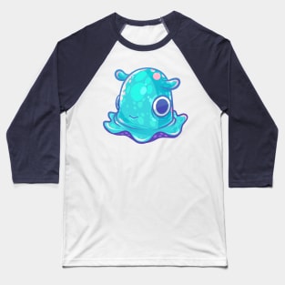 Cute Turquoise Dumbo Octopus Baseball T-Shirt